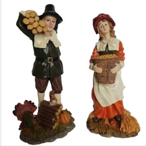 Thanksgiving Holiday Pilgrim Couple